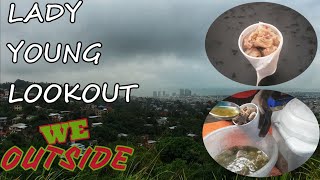 Lady young road lookout | we Outside