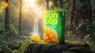 شرح تصميم إعلان احترافي - غوص في عالم Sun Top 🥭✨ #photoshop #تصميمي