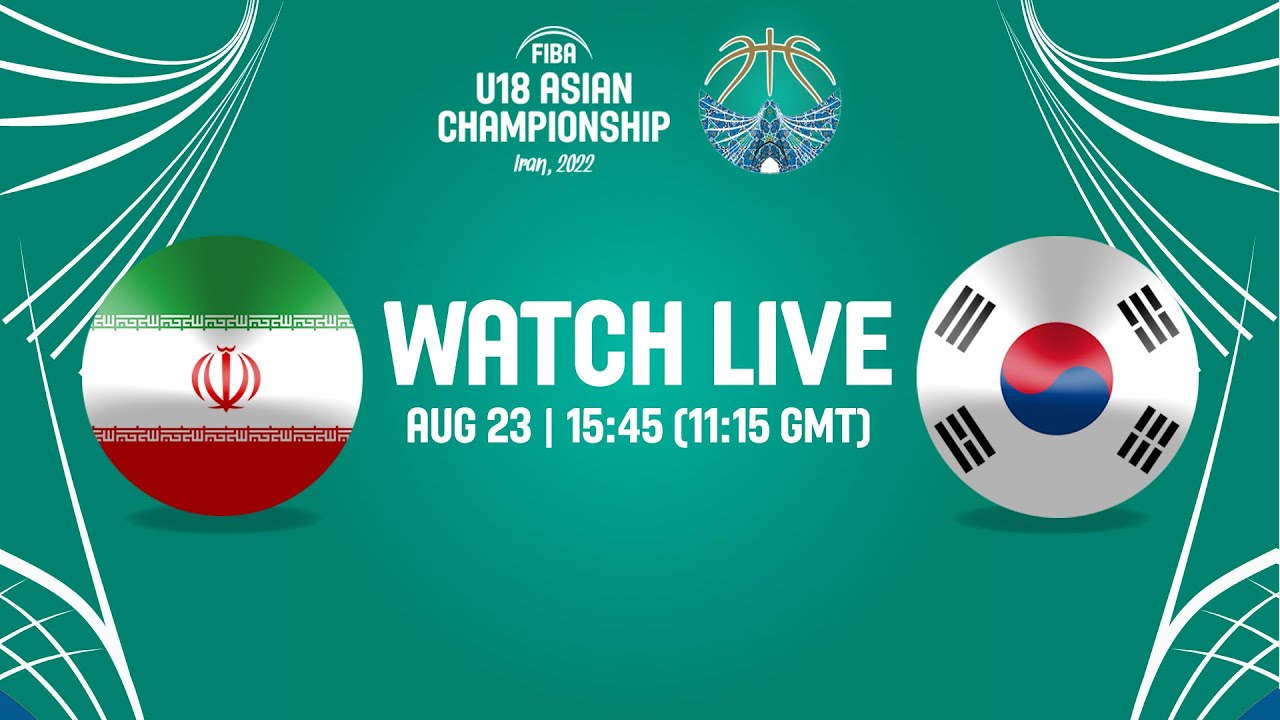 QUARTER-FINALS: Iran V Korea | Full Basketball Game - FIBA U18 Asian ...