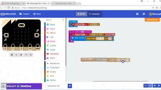 Text blocks in micro:bit