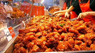 Busiest street food snack shop in Korea?! Most satisfying chicken, dumpling, tte