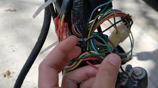 50cc Scooter Ignition Switch Wiring How To [Lost Key]