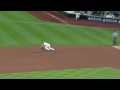 mia@nym campbell makes diving stop flips to colon