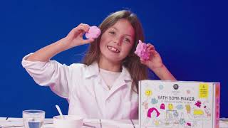 Fabrique de Bombes de Bain - 6 bombes de bain à créer - Activité pour les enfants - nailmatic kids