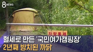 20억 들여 만든 '국민여가캠핑장'…2년 넘게 문 못 열어 / SBS