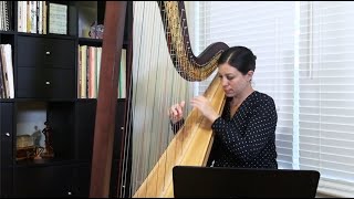 Sicilienne by Bernard Andrès, Inspirational Videos for Young Harpists #93