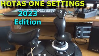 Xbox 2020: All my Hotas One Settings \u0026 Sensitivities - 2023 Edition!