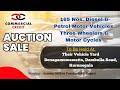 COMMERCIAL CREDIT & FINANCE PLC -  Auction Sale Of 165 Nos.  Motor Vehicles, Three Wheelers & Bikes