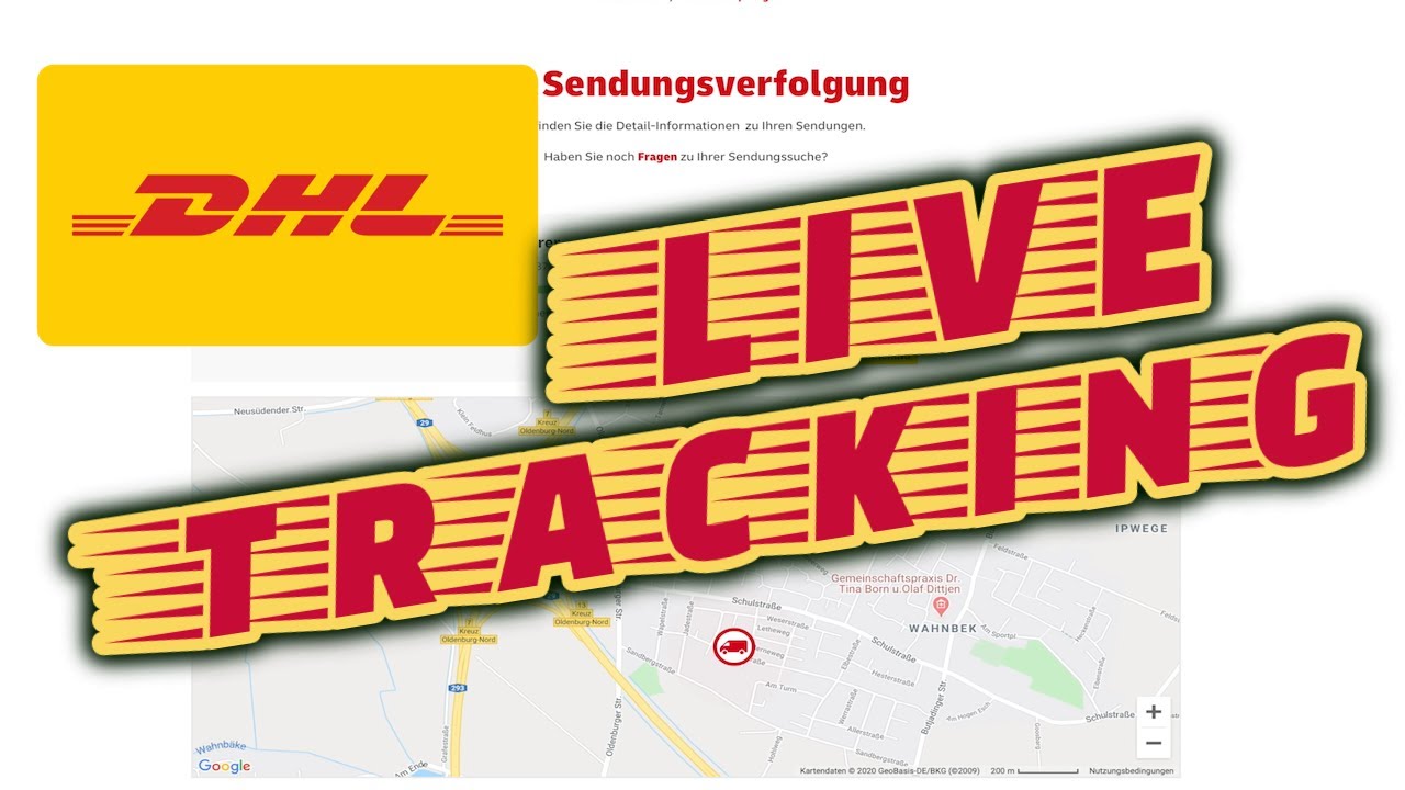 DHL Live Tracking 🚖📦 Sendungsverfolgung Live 🚖📦 - YouTube