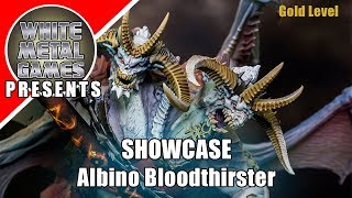 Albino Khorne Bloodthirster - The biggest bloodthirster ever - Showcase