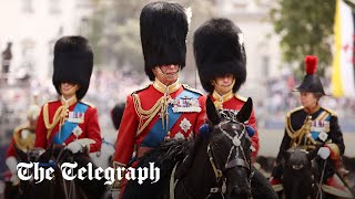 King Charles III revives riding on horseback tradition in the first Trooping the Colour of his reign