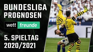 Bundesliga Tipps 5. Spieltag 20/21 ⚽  Vorschau und Prognose ⚽ Expertentipps für Sportwetten