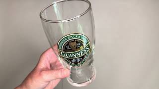 Authentic Pub Vibes! 🍺🇮🇪 Guinness Green Collection Pint Glasses Review #amazonfinds