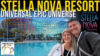 First Look at EPIC UNIVERSE Stella Nova Resort | Touring Universal Orlando's Newest Hotel