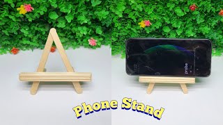 DIY Popsicle Stick Mobile Holder | phone stand With Ice Stick