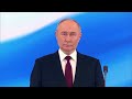 President Putin sworn in for historic fifth term