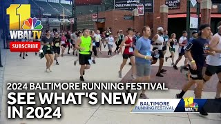 What's new for 2024 Baltimore Running Festival