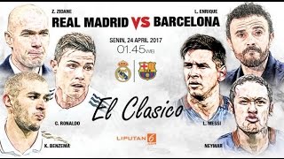 Реал Мадрид - Барселона 2-3 - Обзор Матча 23/04/2017 HD