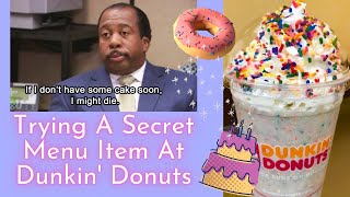 Trying A Secret Menu Item At Dunkin' Donuts