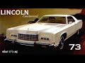 1973 Lincoln continental town coupe, introducing all new alternative to the mark IV￼