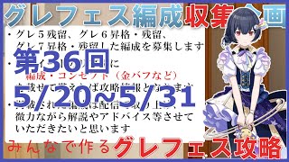 【シャニマス参加型攻略企画】グレフェス編成勉強会（期間）2021.5/20~5/31（フェスイベ）【第36回】