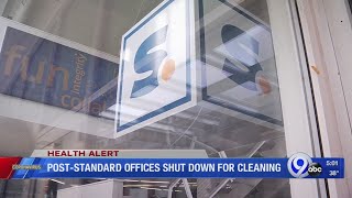 Headquarters for Syracuse Post-Standard shut down for cleaning after traveling employee was exposed