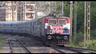 12939 Pune Jaipur Superfast Express Grand Entry \u0026 Exit at Neral Junction, Central Railway