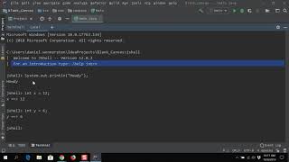 jshell Introduction
