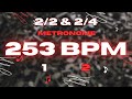 253 bpm 2 2 u0026 2 4 metronome