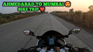 AHMEDABAD TO MUMBAI BIKE TRIP😍|| BMW KA MAG WHEEL DAMAGE HO GAYA😱|| MUSKIL SE MUMBAI POHCHE