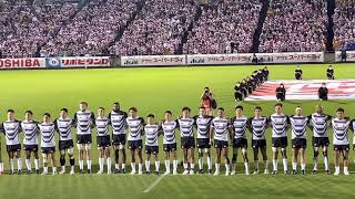 2022年10月1日 19:00キックオフ 君が代 JAPAN XV vs Australia A @秩父宮