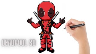 Featured image of post Como Dibujar A Deadpool