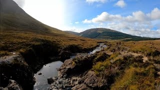 Exploring the Fairy Pools on the Isle of Skye, Scotland.