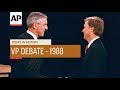 VP Debate - 1988 | Today In History | 5 Oct 18