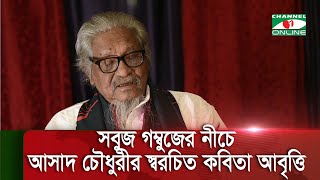 সবুজ গম্বুজের নীচে - স্বরচিত কবিতা আবৃত্তি - আসাদ চৌধুরী - Bangla kobita abritti - Asad Chowdhuri