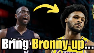 Dwyane Wade SPARKS Controversy Over Bronny James Lakers Move!