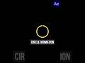 Quick Circle Animation in After Effects | 1-Minute Tutorial
