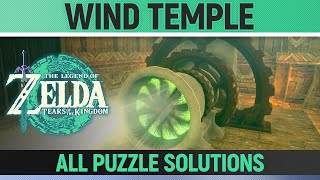 Zelda: Tears of the Kingdom - Wind Temple Walkthrough - All 5 Locks - Tulin of Rito Village