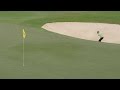 Morgan Hoffmann’s perfect bunker hole out at Sony Open