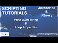 Javascript Tutorial | JQuery tutorial | JSON parse Javascript, JSON parse JQuery, Scripting Tutorial