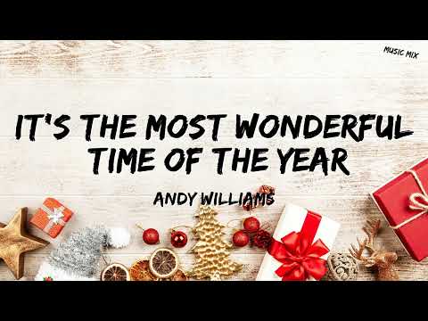 It's The Most Wonderful Time Of The Year - Andy Williams (Lyrics) 🎵 ...