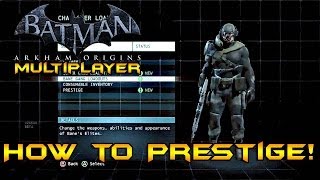 Batman Arkham Origins Multiplayer: How to Prestige!