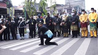 PENCAK SILAT PENYAMBUTAN PANGLIMA BESAR DPP LLMB BERSAMA BUPATI DAN WAKIL BUPATI ROHIL