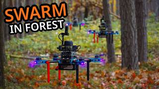 Distributed Lloyd-based algorithm for uncertainty-aware multi-robot under-canopy flocking