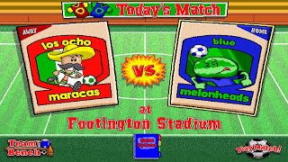 Backyard Soccer (1998) | Word Cup Final | MARACAS (MEXICO) @ MELONHEADS (USA)