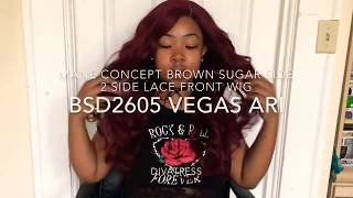 Mane Concept Brown Sugar Lace Front Wig – BSD2605 Vegas Ari | Divatress