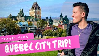 I went to Quebec City and THIS is what happend...My first Travel Vlog EVER! 😍