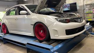 Subaru Wrx fp red dyno run