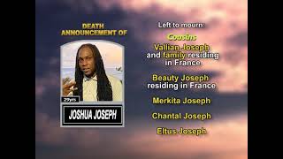 Joshua Joseph ~ Long Obituary