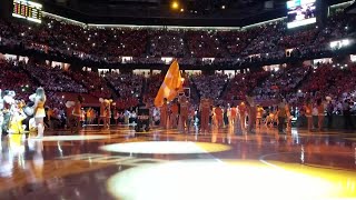 Watch the UT Vols basketball pregame light show